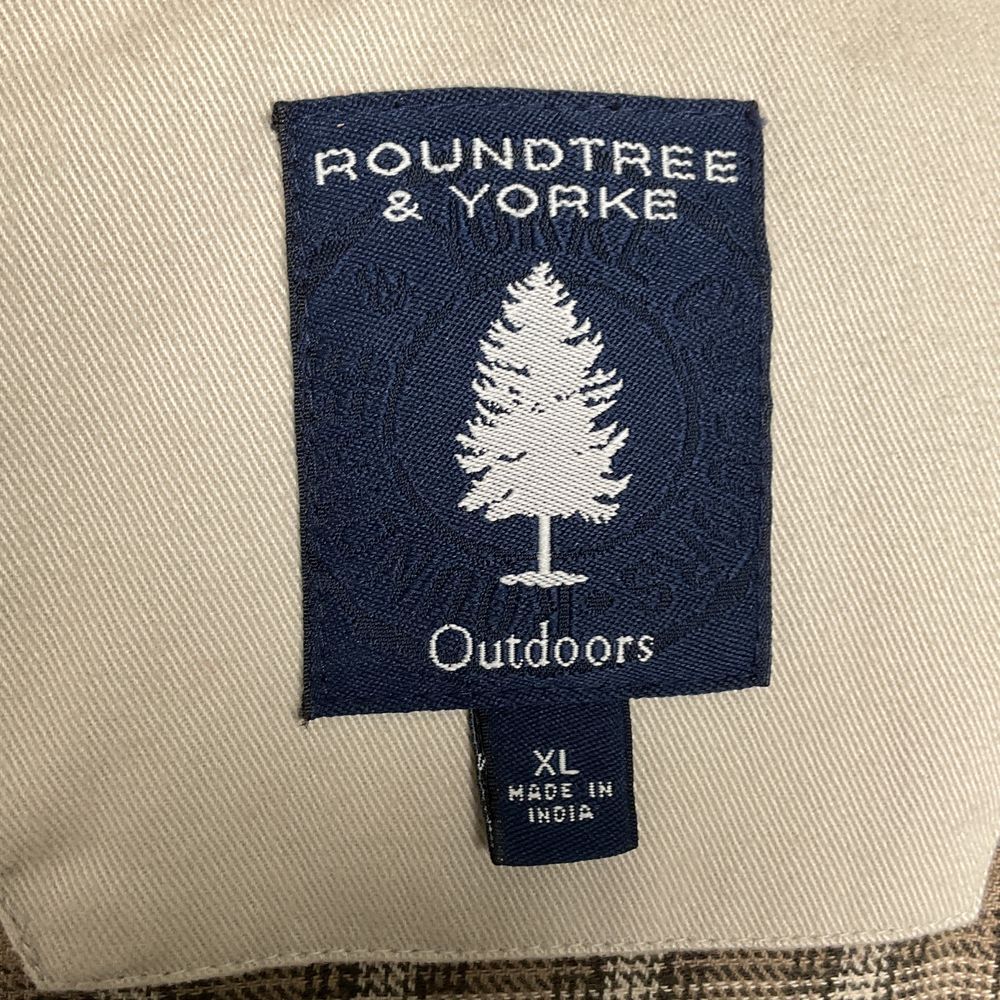 Roundtree‎ Yorke Jacket Men XL Khaki Outdoor Lined Field Corduroy Cotton Coat - Picture 6 of 12